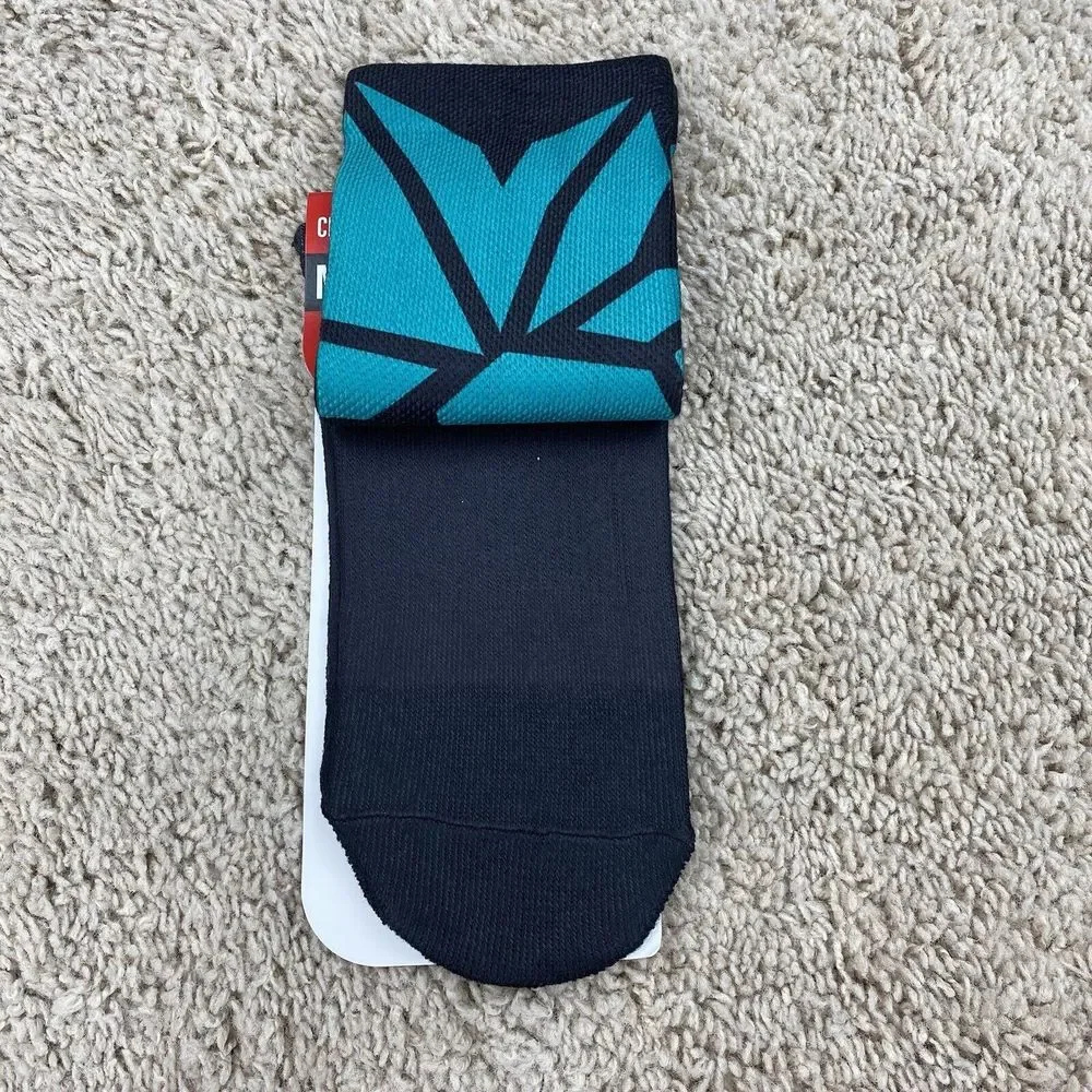 Reebok Crossfit Games Crew Socks Men S (3.5-5.5)Black Teal 2016 Central Regional